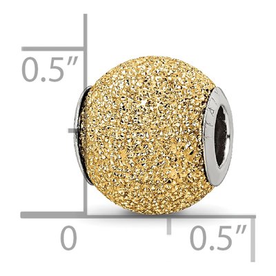 Sterling Silver Laser Cut Bead – view 6