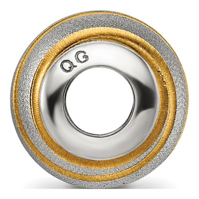 Sterling Silver Laser Cut Bead – view 4