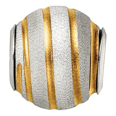 Sterling Silver Laser Cut Bead – view 5