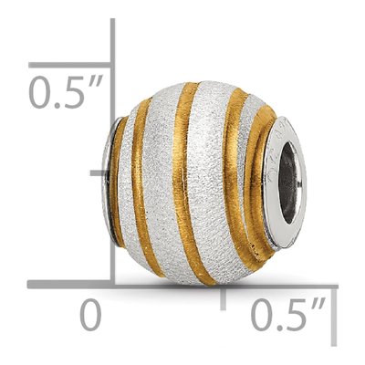 Sterling Silver Laser Cut Bead – view 6