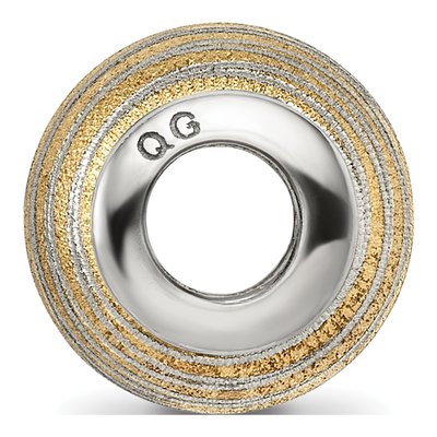 Sterling Silver Laser Cut Bead – view 4