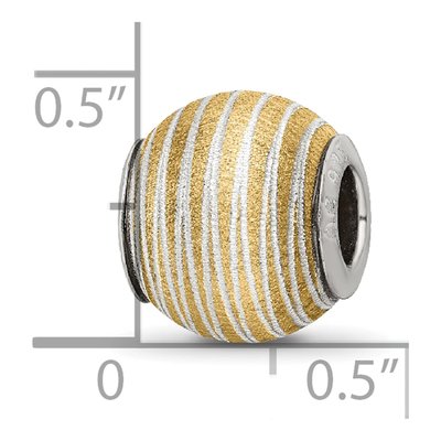 Sterling Silver Laser Cut Bead – view 6
