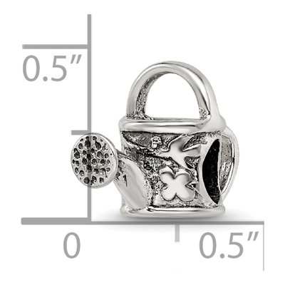 Sterling Silver Watering Can Bead – view 7