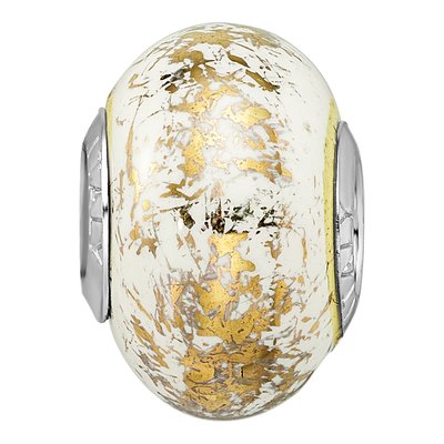 Sterling Silver Ceramic Bead – view 7
