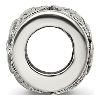 Sterling Silver Floral Bead – view 4