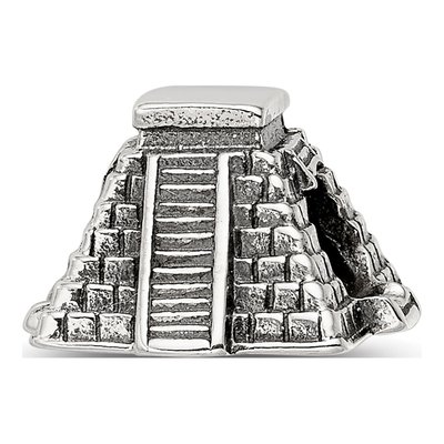 Sterling Silver Chichen Itza Bead