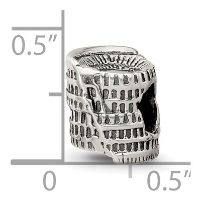 Sterling Silver Colosseum Bead – view 6