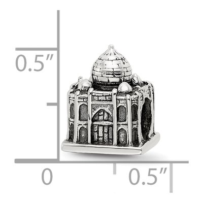 Sterling Silver Taj Mahal Bead – view 4