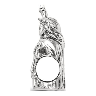 Sterling Silver Statue of Liberty Bead – view 2