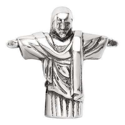 Sterling Silver Christ Redeemer Bead – view 5