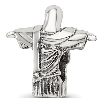 Sterling Silver Christ Redeemer Bead – view 7