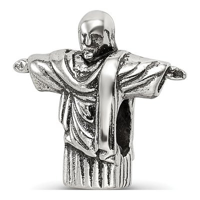 Sterling Silver Christ Redeemer Bead