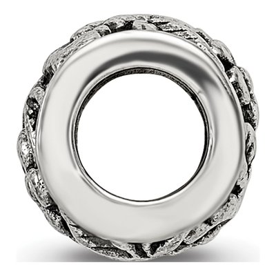 Sterling Silver Floral Bead – view 4