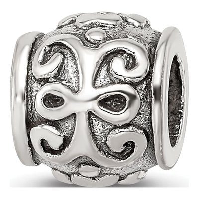 Sterling Silver Floral Bead – view 8