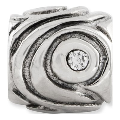 Sterling Silver CZ Bead – view 5