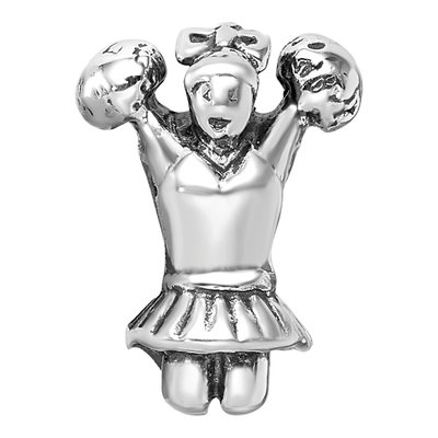 Sterling Silver Cheerleader Bead – view 5