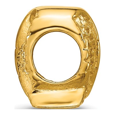 Gold-Plated Sterling Silver Angel Wings Bead – view 3