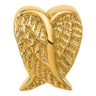 Gold-Plated Sterling Silver Angel Wings Bead – view 4