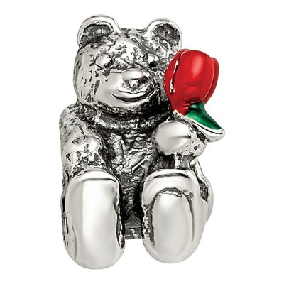 Sterling Silver Kids Bear Bead – view 5