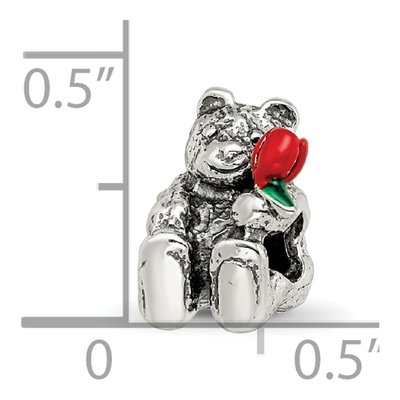 Sterling Silver Kids Bear Bead – view 6