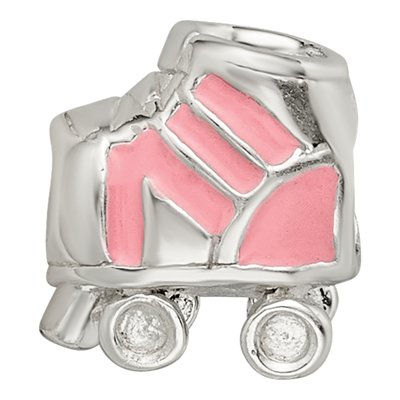 Sterling Silver Kids Rollerskate Bead – view 3