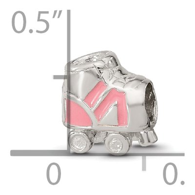 Sterling Silver Kids Rollerskate Bead – view 4