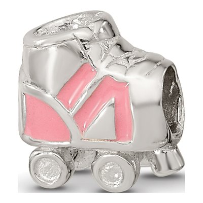Sterling Silver Kids Rollerskate Bead