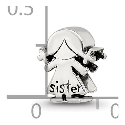 Sterling Silver Little Sister Bead – view 7