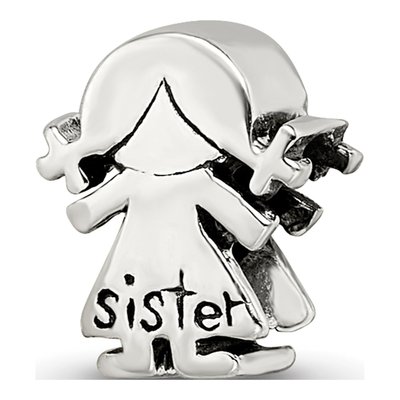 Sterling Silver Little Sister Bead