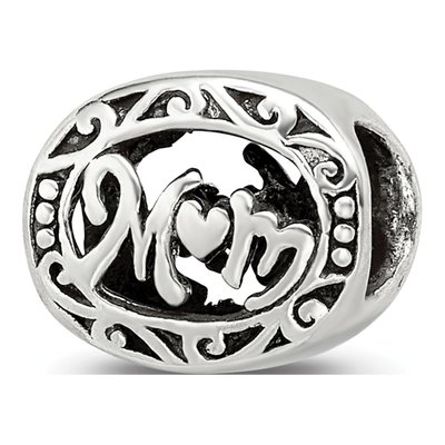 Sterling Silver Mom Bead