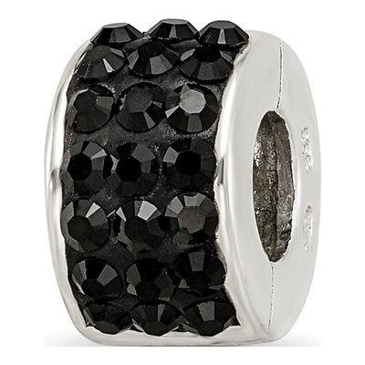 Sterling Silver Crystal Bead