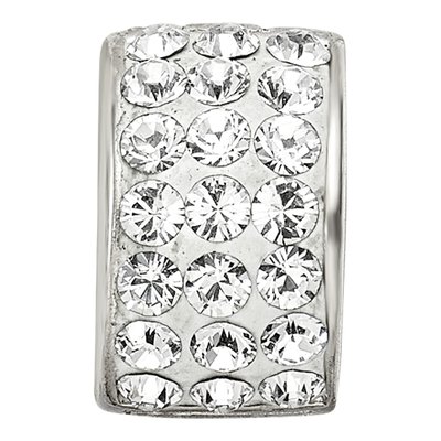 Sterling Silver Crystal Clear Bead – view 5