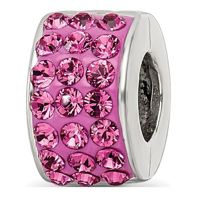 Sterling Silver Crystal Bead