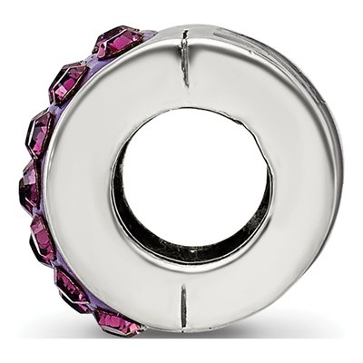 Sterling Silver Crystal Bead – view 4