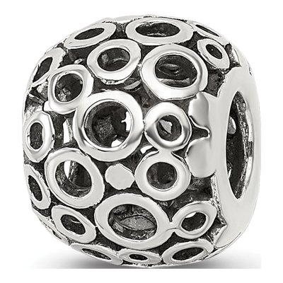Sterling Silver Bali Circles Bead