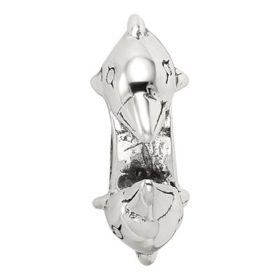 Sterling Silver Dolphins Bead – view 5
