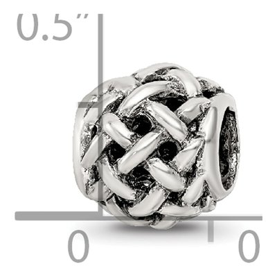 Sterling Silver Bali-Style Bead – view 6