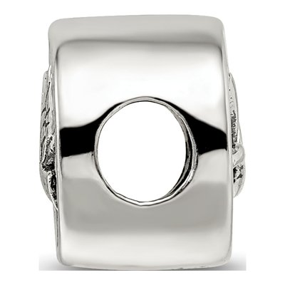 Sterling Silver Dove Peace Sign Bead – view 2