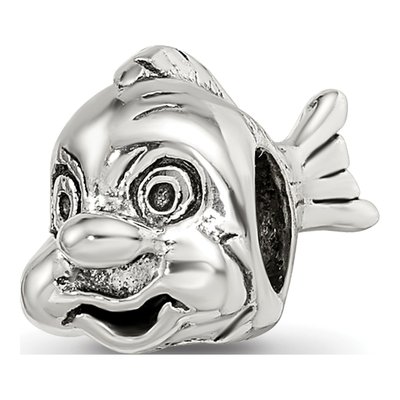 Sterling Silver Fish Bead