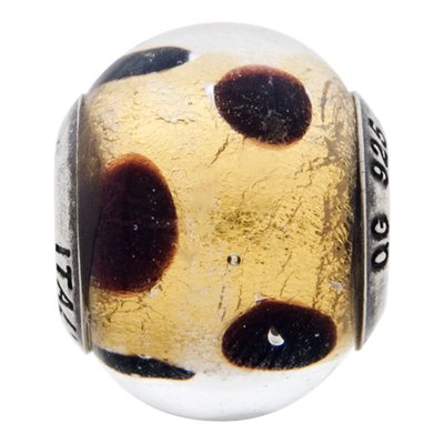 Sterling Silver Murano Glass Bead – view 4