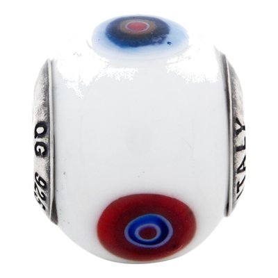 Sterling Silver Murano Glass Bead – view 4