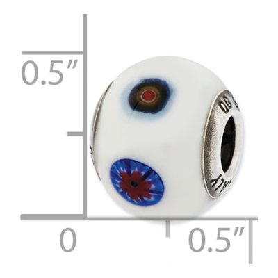 Sterling Silver Murano Glass Bead – view 6