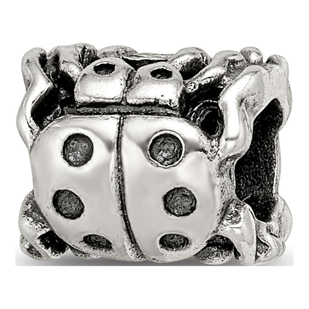 Sterling Silver Ladybug Bead