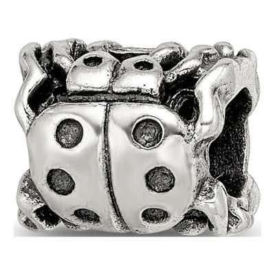 Sterling Silver Ladybug Bead