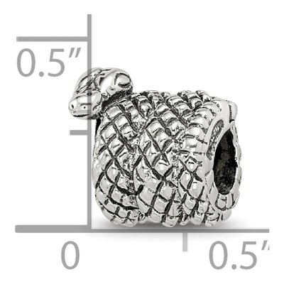 Sterling Silver Snake Bead – view 6