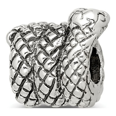 Sterling Silver Snake Bead – view 7