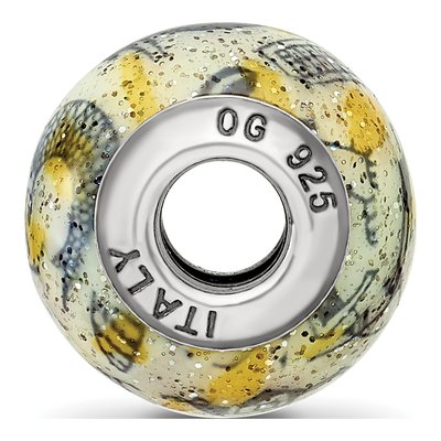 Sterling Silver Glass Bead – view 4