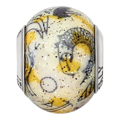 Sterling Silver Glass Bead – view 6