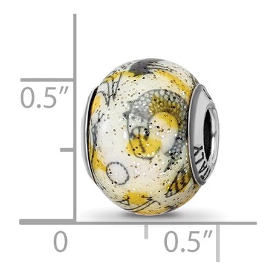 Sterling Silver Glass Bead – view 7