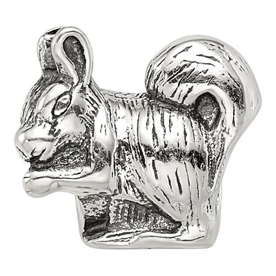 Sterling Silver Squirrel Bead – view 5